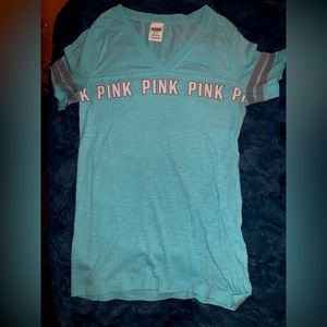 Victoria’s Secret PINK V-neck tee- Size Medium